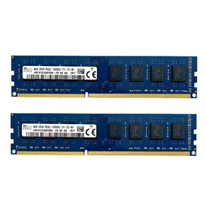 16GB Kit (2x 8GB) 4GB DDR3L 1600MHz 1.35V Desktop Memory PC RAM For SKHynix LOT - Picture 1 of 10