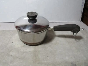 REVERE WARE 1 QT. Sauce Pan Copper Bottom Vintage Pre-1968 USA~ Rome, NY - Picture 1 of 9