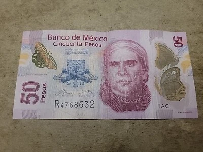 🇲🇽 Mexico 50 Pesos  2017 series AC  P-123A  P-123Aac  Banknote 050824-14 - Image 1 of 2