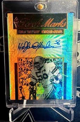 2019 Passing TORCH Dallas Cowboys THOMAS HOLLYWOOD HENDERSON Autograph AUTO #D - Image 1 of 4