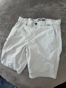 Hurley Nike Dri-FIT Boys Sz 16 Gray Lightweight Board Shorts Stretch T8 - Picture 1 of 6