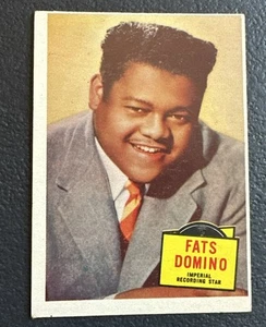 1957 Topps Hit Stars Trading Card #50 Fats Domino - Bild 1 von 2