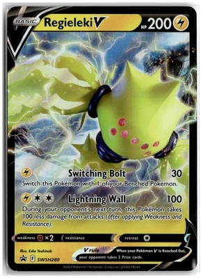 SWSH: Sword & Shield Promo Cards #SWSH280 Regieleki V R12169 - Image 1 of 2