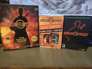 Sudden Strike Big Box Set Sudden Strike Gold Edition And Sudden Strike 2 Lot Set - Picture 1 of 6