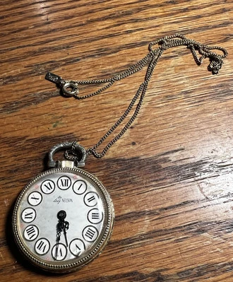 Vintage Lady Nelson Pendant Brooch Watch Manual Wind - Image 1 of 4