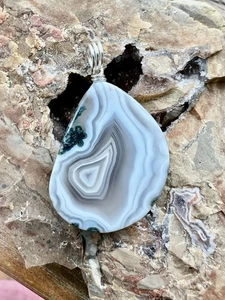 Colgante de ágata Lake Superior - Imagen 1 de 3