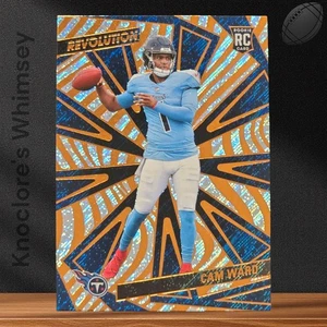 2025 Panini Revolution Cam Ward #205 Rookie Card | Titans | Groove Parallel NM - Bild 1 von 2