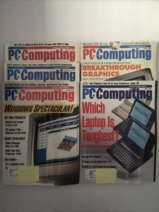 Lot of 5 PC Computing JAN-FEB & APR-JUN 1991 - back issue Computer magazines - Bild 1 von 3