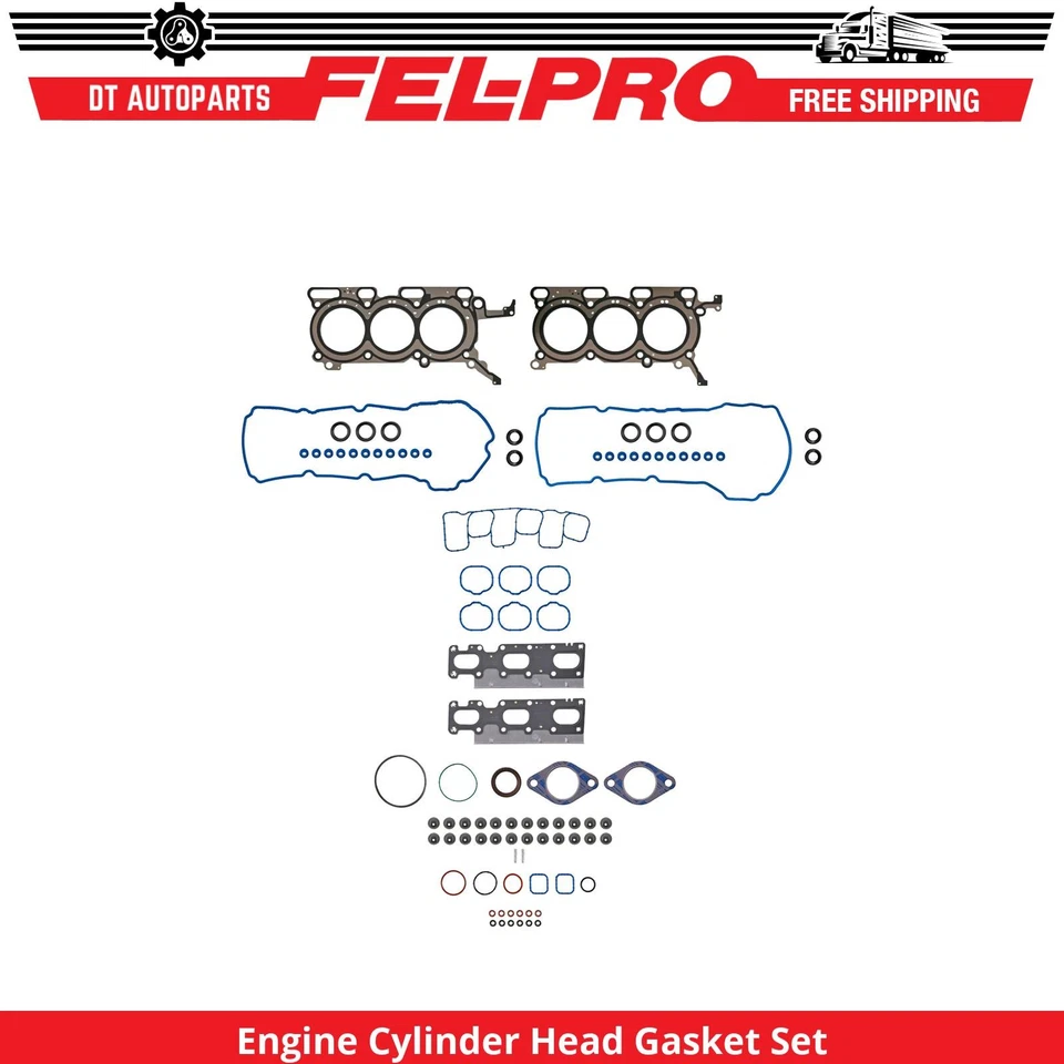 Juego de juntas de culata de motor V6 Fel-Pro 2014 para Ford Flex 2013-2019 3,5 L Foto 1 de 1