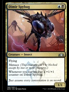 2018 Guilds of Ravnica Dimir Spybug Expansion/Uncommon #166 - Picture 1 of 2