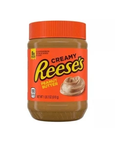 Neu Reese's Cremiger Erdnussbutteraufstrich Süß 1 Pfund 2 Unzen Glas - Bild 1 von 2