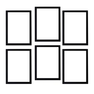  6pcs Wooden Photo Frames Simple Picture Holders Photo Display Frame Family - Picture 1 of 11