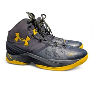 DS Under Armour Curry 2 II “Dark Knight” Size 14 MVP Finals Dub Nation UA - Picture 1 of 21