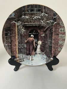 Department 56 Plate Christmas Carol Visions Of Christmas Past Dickens Collector - Picture 1 of 6
