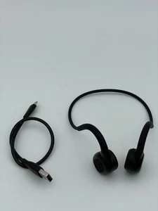 Moing TouchBone BC-8 Over Ear Bone Conduction Headphones Black Wireles Bluetooth - Picture 1 of 8