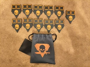 Warhammer 40k - Kill Team Trade Wound Counter Würfelschalen X11 + Tasche! - Bild 1 von 1