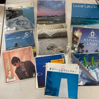 7” x 10 Japanese Pops  Vinyl  1986 & Kiyotaka Sugiyama  Omega Tribe - Image 1 of 4