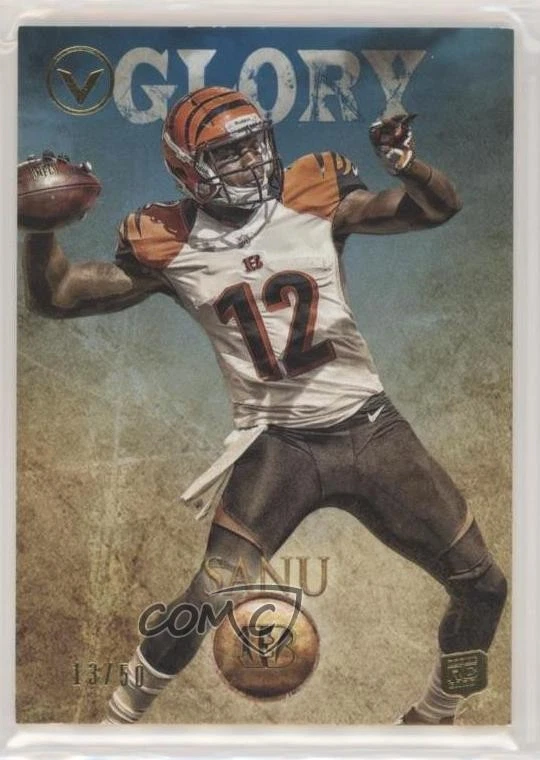 2012 Topps Valor Glory /50 Mohamed Sanu #22 Rookie RC - Image 1 of 2