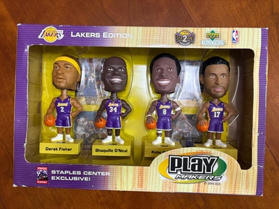 2001 Lakers Bobblehead Set; Kobe/Shaq/Fox/Fisher; Staples Center Exclusive!!! - Image 1 of 4