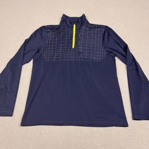 RLX Ralph Lauren Sport Pullover Herren L Blau Geometrisch Golf Performance Stretch - Bild 1 von 7