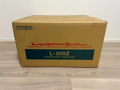 LUXMAN Integrated Amplifier L-509Z WhiteSilver AC 100V in stock ship now - Image 1 of 2