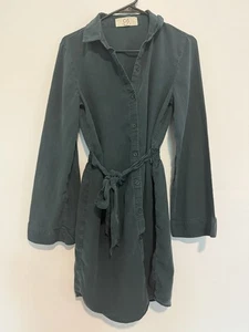 Cloth And Stone Womens Romper Size Small Tencel Green 3/4 Sleeve - Picture 1 of 5