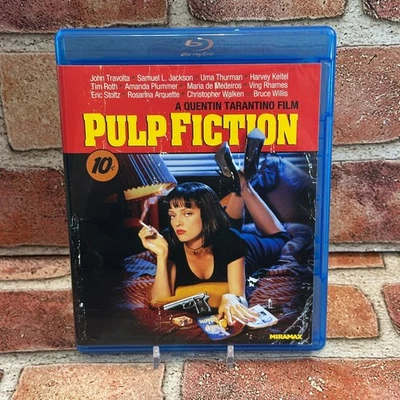 Pulp Fiction Blu-ray Used Quentin Tarantino 1994 Miramax Crime Uma Thurman - Image 1 of 4
