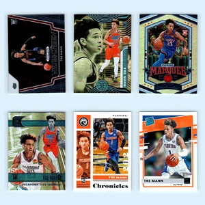 Tre Mann Rookie Lot 6 Basketball Cards 2021 Panini Prizm Draft Picks Widescreen - Picture 1 of 8
