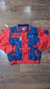 Vintage Dayton Flyers Basketball Windbreaker Men's Large Red - Picture 1 of 10