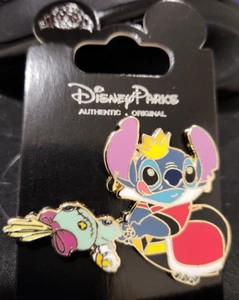 Disney ALICE IN WONDERLAND STITCH QUEEN OF HEARTS SCRUMP Japan JDS pin 87770 - Picture 1 of 4