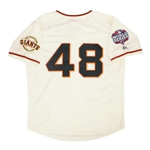 Maglia uomo Pablo Sandoval 2012 San Francisco Giants Cream Home World Series - Foto 1 di 5