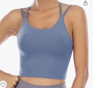 Amazon Favorite Sport Workout BH blau grau Extra Small XS - EUC - Bild 1 von 10