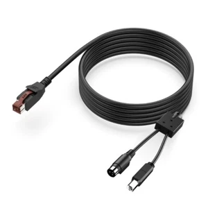 24V Powered USB to 3Pin Power Din Male USB2.0 B Male Data Power Cable Adapter - Bild 1 von 8