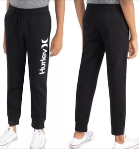 Hurley Youth Fleece Jogger Sweatpants Black Size( L14/16) - Picture 1 of 2