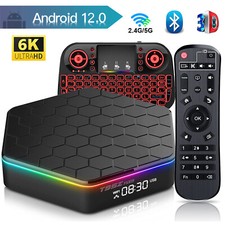 Upgraded 2024 T95Z Plus Smart Android 12 TV Box Quad Core 6K 4K HD Stream Player