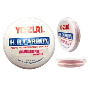 Yo-Zuri H.D. Carbon Fluorocarbon Disappearing Pink 30yds- pick test - Picture 1 of 4