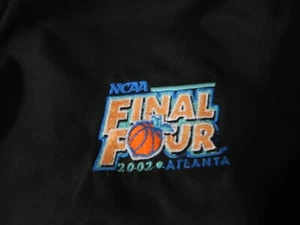 NCAA Final Four 2002 Size XL Black Pullover Windbreaker Light Jacket - Picture 1 of 6