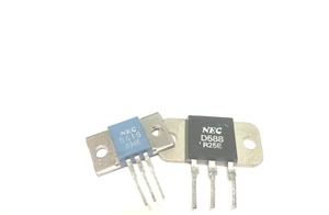 Transistor 2SB618+ 2SD588 NEC PNP+NPN 150V 7A HPAK - Imagen 1 de 4