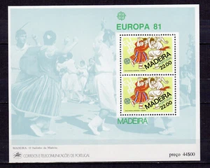Portugal Madère 1981 EUROPA folklore un feuillet neuf MNH /B1po - Picture 1 of 1