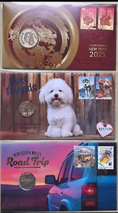 Australia 2025 Sydney Stamp & Coin Expo PNC Daily Set of 3 as shown - Picture 1 of 1