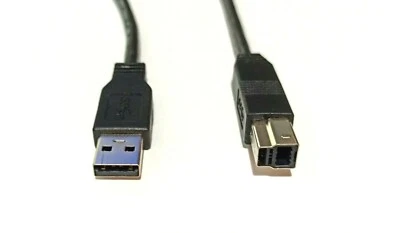 USB Type A to Type B M M AWM E246588 DisplayPort Super Speed Cable 6ft - Image 1 of 4