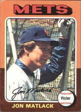 1975 Topps New York Mets Baseball Card #290 Jon Matlack - EX-MT