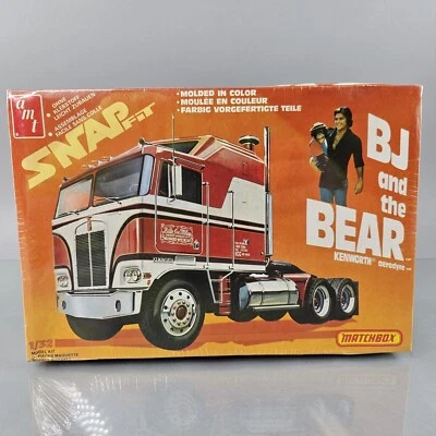 AMT Matchbox BJ & The Bear Kenworth Aerodyne 1/32 Model Kit Semi TV 1980 SEALED - Image 1 of 4
