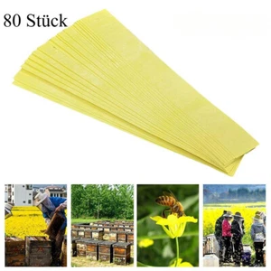 80pcs Imkerei Fluvalinat Streifen Bienenmilbe Varroa Killer Behandlung 2025Stil - Bild 1 von 6