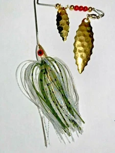 Brand New Custom Double Serrated Willow Blade Spinner Bait - Picture 1 of 24