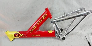 1997 Gary Fisher Joshua Z0 FS MTB Bike Frame 16.5" Small Softtail FullSuspension - Picture 1 of 20