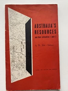 Recursos de Australia y su utilización parte 2 Dr. John Andrews 1949 - Imagen 1 de 12