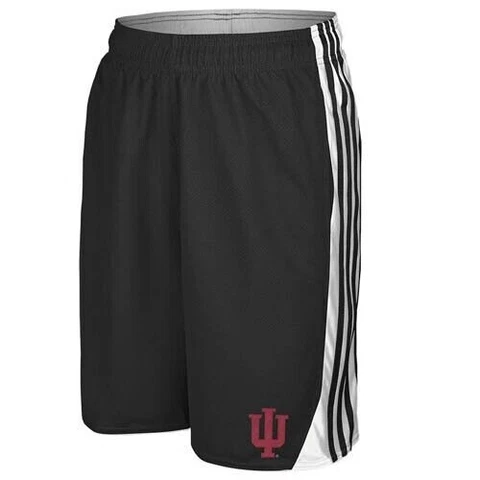 Indiana Hoosiers Adidas Black Hoops Basketball Shorts XXL w/ Pockets NEW!! Cover