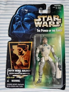 Star Wars Hoth Rebel Soldier POTF Action Figure Kenner 1996 W/ Sticker - Picture 1 of 4
