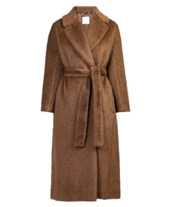π MAX MARA Plush Alpaca coat with belt US6_ It40_ De36_ Gb8_ Fr38 'Borbone - Picture 1 of 23